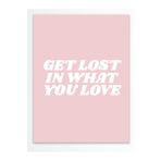 Postifull Estetik Duvar Tablosu - Duvar Posteri - Yazı Sanatı Duvar Dekoru - Çerçevesiz - Kalın Kuşe Kağıt;21 X 30 Pembe - 10