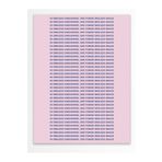 Postifull Estetik Duvar Tablosu - Duvar Posteri - Yazı Sanatı Duvar Dekoru - Çerçevesiz - Kalın Kuşe Kağıt;50 X 70 Pembe - 6