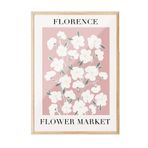 Postifull Flower Market Çerçeveli Tablo, Ahşap Çerçeve Ve Poster, Dikey Duvar Tablosu Comfort Serisi No:108534;30 X 40 Ahşap Çerçeveli