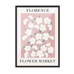 Postifull Flower Market Çerçeveli Tablo, Siyah Çerçeve Ve Poster, Dikey Duvar Tablosu Comfort Serisi No:108534;10 X 15 Siyah Çerçeveli