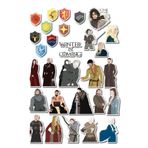 Postifull Game Of Thrones Temalı Sticker Ve Etiket Seti - Orta Boy - Su Geçirmez, Kalın Yapışkanlı Sticker Set;