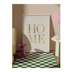 Postifull Gold Home Çerçeveli Tablo, Beyaz Çerçeve Ve Poster, Dikey Duvar Tablosu Comfort Serisi No:108425;10 X 15 Beyaz Çerçeveli