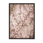 Postifull Heather Flowers Çerçeveli Tablo, Siyah Çerçeve Ve Poster, Duvar Tablosu Comfort Serisi No:108535;10 X 15 Siyah Çerçeveli
