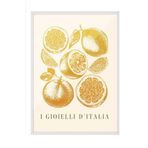 Postifull I Gioielli D'Italia Çerçeveli Tablo, Beyaz Çerçeve Ve Poster, Duvar Tablosu Comfort Serisi No:108566;10 X 15 Beyaz Çerçeveli