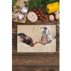 Postifull Kesme Tahtası, Yeni Nesil Doğrama Tahtası Cam, Sanat Serisi, Kalın Ve Temperli Kırılmaz Cam, 21 * 30Cm;21 X 30 Hokusai - 5