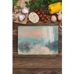 Postifull Kesme Tahtası, Yeni Nesil Doğrama Tahtası Cam, Sanat Serisi, Kalın Ve Temperli Kırılmaz Cam, 21 * 30Cm;21 X 30 Monet - 2