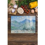 Postifull Kesme Tahtası, Yeni Nesil Doğrama Tahtası Cam, Sanat Serisi, Kalın Ve Temperli Kırılmaz Cam, 21 * 30Cm;21 X 30 Monet - 5