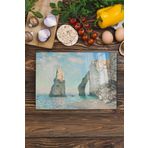 Postifull Kesme Tahtası, Yeni Nesil Doğrama Tahtası Cam, Sanat Serisi, Kalın Ve Temperli Kırılmaz Cam, 21 * 30Cm;21 X 30 Monet - 6