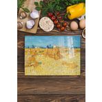 Postifull Kesme Tahtası, Yeni Nesil Doğrama Tahtası Cam, Sanat Serisi, Kalın Ve Temperli Kırılmaz Cam, 21 * 30Cm;21 X 30 Van Gogh - 13