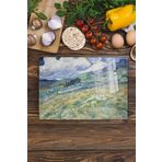 Postifull Kesme Tahtası, Yeni Nesil Doğrama Tahtası Cam, Sanat Serisi, Kalın Ve Temperli Kırılmaz Cam, 21 * 30Cm;21 X 30 Van Gogh - 15