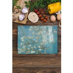 Postifull Kesme Tahtası, Yeni Nesil Doğrama Tahtası Cam, Sanat Serisi, Kalın Ve Temperli Kırılmaz Cam, 21 * 30Cm;21 X 30 Van Gogh - 18