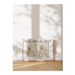 Postifull Leonardo Da Vinci Duvar Posteri - Sanat Poster - Sanat Serisi Posterleri - Kalın Kağıt, Çerçevesiz;30 X 42 Gri - 5