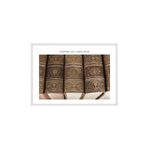 Postifull Magic Books Çerçeveli Tablo, Beyaz Çerçeve Ve Poster, Yatay Duvar Tablosu Comfort Serisi No:108292;10 X 15 Beyaz Çerçeveli