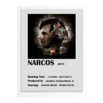 Postifull Narcos - Çerçevesiz Poster - Duvar Dekoru - Dizi Ve Film Afiş Posterleri - Kalın Kuşe Kağıt;30 X 42 Gri - 25