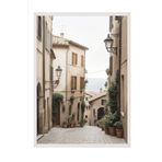Postifull Old Town Italy Çerçeveli Tablo, Beyaz Çerçeve Ve Poster, Duvar Tablosu Comfort Serisi No:108324;10 X 15 Beyaz Çerçeveli