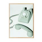 Postifull Pastel Phone Çerçeveli Tablo, Ahşap Çerçeve Ve Poster, Dikey Duvar Tablosu Comfort Serisi No:108483;10 X 15 Ahşap Çerçeveli