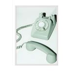 Postifull Pastel Phone Çerçeveli Tablo, Beyaz Çerçeve Ve Poster, Dikey Duvar Tablosu Comfort Serisi No:108483;10 X 15 Beyaz Çerçeveli