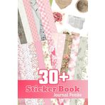 Postifull Pembe Journaletiket Seti, 40 Adet Renkli Etiket, Sticker Book, Sticker Defteri, Bullet Journal, Günl; Pembe