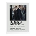 Postifull Person Of Interest - Çerçevesiz Poster - Duvar Dekoru - Dizi Ve Film Afiş Posterleri - Kuşe Kağıt;15 X 21 Gri - 28