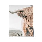 Postifull Rustic Çerçevesiz Poster, İskandinav Kahverengi Tablo, No:100 Büyükbaş Hayvan Fotoğraf, Dikey;30 X 40 Renkli - 9