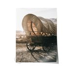 Postifull Rustic Çerçevesiz Poster, İskandinav Kahverengi Tablo, No:91 Kapalı At Arabası Fotoğraf, Dikey;21 X 30 Renkli - 23