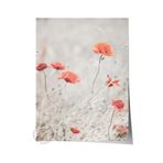 Postifull Rustic Çerçevesiz Poster, İskandinav Kırmızı Tablo, No:324 Gelincikler Fotoğraf, Dikey;33 X 48 Renkli - 4