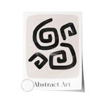 Postifull Siyah Beyaz Boho Duvar Dekoru, Çerçevesiz Poster, Çerçevesiz Duvar Tablosu - Fine Art Kağıt;15 X 21 Renkli - 23