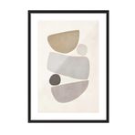 Postifull Siyah Çerçeveli Tablo, Poster Ve Çerçeve Seti, Harmonic Comfort Serisi No:108578;10 X 15 Siyah Çerçeveli