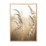 Postifull Sunlight Reed Çerçeveli Tablo, Ahşap Çerçeve Ve Poster, Dikey Duvar Tablosu Comfort Serisi No:108409;10 X 15 Ahşap Çerçeveli