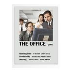 Postifull The Office - Çerçevesiz Poster - Duvar Dekoru - Dizi Ve Film Afiş Posterleri - Kalın Kuşe Kağıt;30 X 42 Gri - 20
