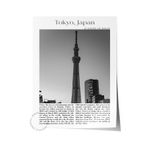 Postifull Tokyo - Japonya, Şehir Temalı Poster, Çerçevesiz Duvar Posteri, No:30045;50 X 70 Renkli - 45