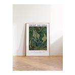 Postifull Van Gogh Duvar Posteri - Great Peacock Moth- Sanat Serisi Posterleri - Kalın Kağıt, Çerçevesiz;50 X 70 Gri - 3