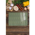 Postifull Vintage Cam Kesme Tahtası, Kalın Ve Kırılmaz Cam, Doğrama Tahtası, Mutfak Sunum Tahtası - 21 * 30Cm;21 X 30 Vintage - 12