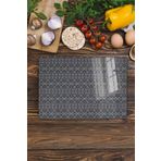 Postifull Vintage Cam Kesme Tahtası, Kalın Ve Kırılmaz Cam, Doğrama Tahtası, Mutfak Sunum Tahtası - 21 * 30Cm;21 X 30 Vintage - 14