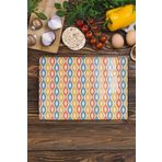 Postifull Vintage Cam Kesme Tahtası, Kalın Ve Kırılmaz Cam, Doğrama Tahtası, Mutfak Sunum Tahtası - 21 * 30Cm;21 X 30 Vintage - 25