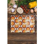 Postifull Vintage Cam Kesme Tahtası, Kalın Ve Kırılmaz Cam, Doğrama Tahtası, Mutfak Sunum Tahtası - 21 * 30Cm;21 X 30 Vintage - 6