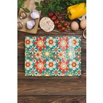 Postifull Vintage Cam Kesme Tahtası, Kalın Ve Kırılmaz Cam, Doğrama Tahtası, Mutfak Sunum Tahtası - 21 * 30Cm;21 X 30 Vintage - 7