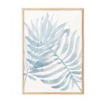 Postifull Watercolor Leaf Çerçeveli Tablo, Ahşap Çerçeve Ve Poster, Duvar Tablosu Comfort Serisi No:108538;10 X 15 Ahşap Çerçeveli