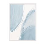 Postifull Watercolor Shapes Çerçeveli Tablo, Beyaz Çerçeve Ve Poster, Duvar Tablosu Comfort Serisi No:108539;10 X 15 Beyaz Çerçeveli