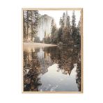 Postifull Yosemite Autumn Çerçeveli Tablo, Ahşap Çerçeve Ve Poster, Duvar Tablosu Comfort Serisi No:108504;30 X 40 Ahşap Çerçeveli