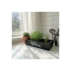 POSTOTTO DESIGN STUDIO Dekoratif Ahşap Mutfak Düzenleyici Organizer - 30x14x9 cm Tezgah Üstü Baharatlık ve Stand