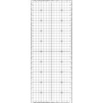 Postür Analiz Cetveli Siyah 80X200 cm Yapışkanlı Folyo