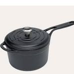 Pot Art 18 cm Mat Siyah Yuvarlak Sos Tenceresi