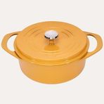 Pot Art Yuvarlak Parlak Sarı 28 cm Tencere