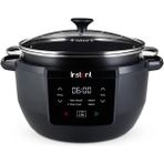 Pot Üstün Yavaş Pişirici/yavaş Pişirici, 7,1l Çoklu Pişirici / 4 Pişirme Fonksiyonu (Yavaş Pişirme, Kızartma, Buharda Pişirme ve Tutma Fonksiyonu) Bulaşık Makinesinde Yıkanabilir - 800W - 1BW-Beyaz