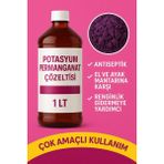 Potasyum Permanganat Çözeltisi 1000ML El ve Ayak İçin Antiseptik Özellikli Hijyen Sağlar - Seçenek 1