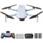 Potensic Atom 2 4K Video 8k Fotoğraf 3eksenli Gimbal 10KM Yapay Zeka Gece Çekimi 96DK Uçuş Profesyonel Drone - Beyaz