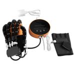 potow El Rehabilitasyon Robot Eldinanenleri İnme Terapi Eldinaneni Eller Rehabilitasyon Egzersiz Ekipmanı Parmaklar Robotik Fiziksel Elektrikli Masaj Kurtarma Eğitim Makinesi, Left XXLarge, Potow