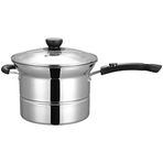 PotStainless çelik çorba tenceresi mutfak pişirme tenceresi çok fonksiyonlu enerji tasarrufu mutfak erişte kavurma buhar pişirme tenceresi