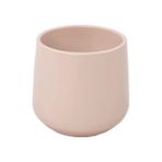 Pottery Seramik Saksı Çap: 13 cm (132x145 mm) – Modern Tasarım El Yapımı Görünümlü Seramik Çiçek Saksısı